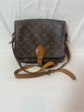 Vintage Louis Vuitton Monogram Cartouchière GM Bag